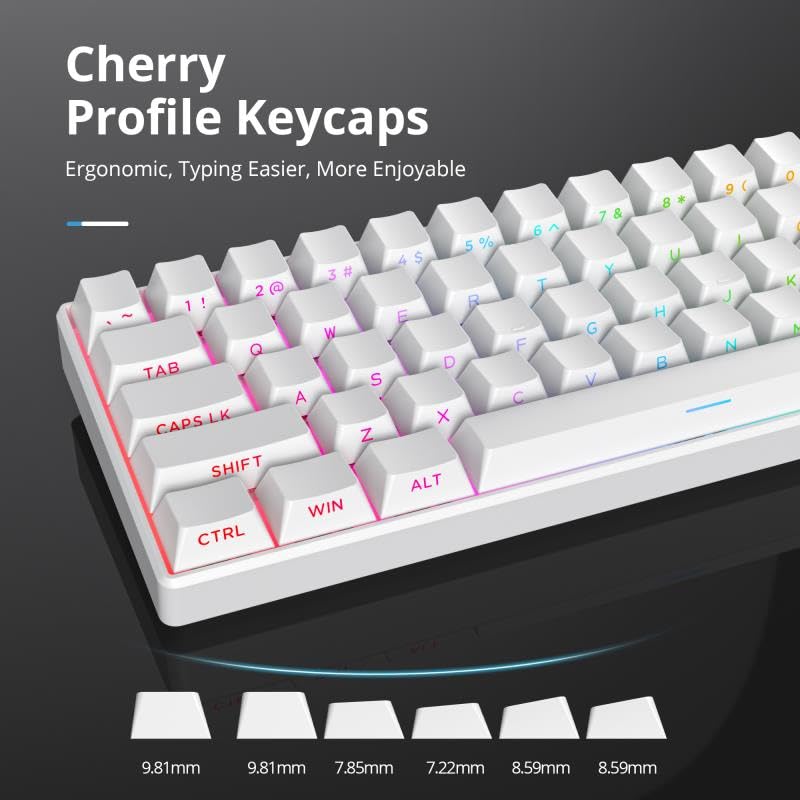 134 Keys Double Shot PBT Keyca - огляд і ціна Gaming Accessories Aesthetic